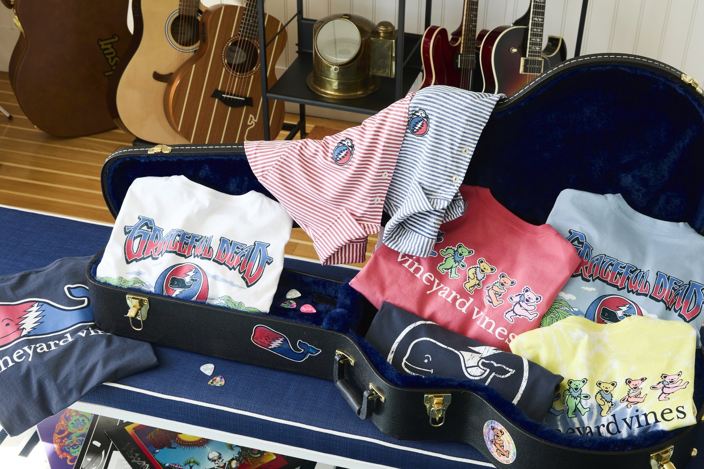 Vineyard Vines partners with the Grateful Dead.